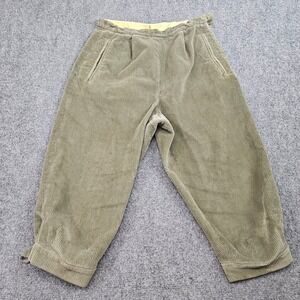 Loch Olympic Corduroy Pants Mens 26 Tan Solid Alpine Vintage 60s Workwear